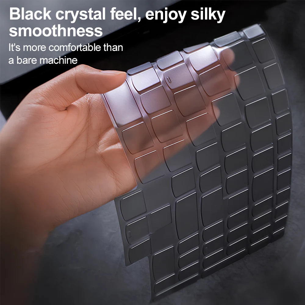 Ultra-Thin TPU Keyboard Cover for MacBook Air & Pro — Compatible with 13”, 14”, 15”, and 16” Models Including M1 & M2 Versions