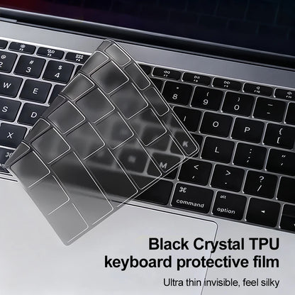 Ultra-Thin TPU Keyboard Cover for MacBook Air & Pro — Compatible with 13”, 14”, 15”, and 16” Models Including M1 & M2 Versions