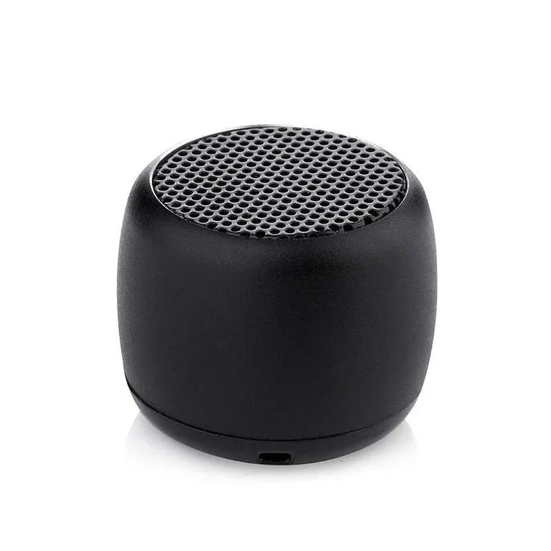 Mini Wireless Bluetooth Speaker — Portable Metal Loudspeaker for Phones, Laptops & Music Playback