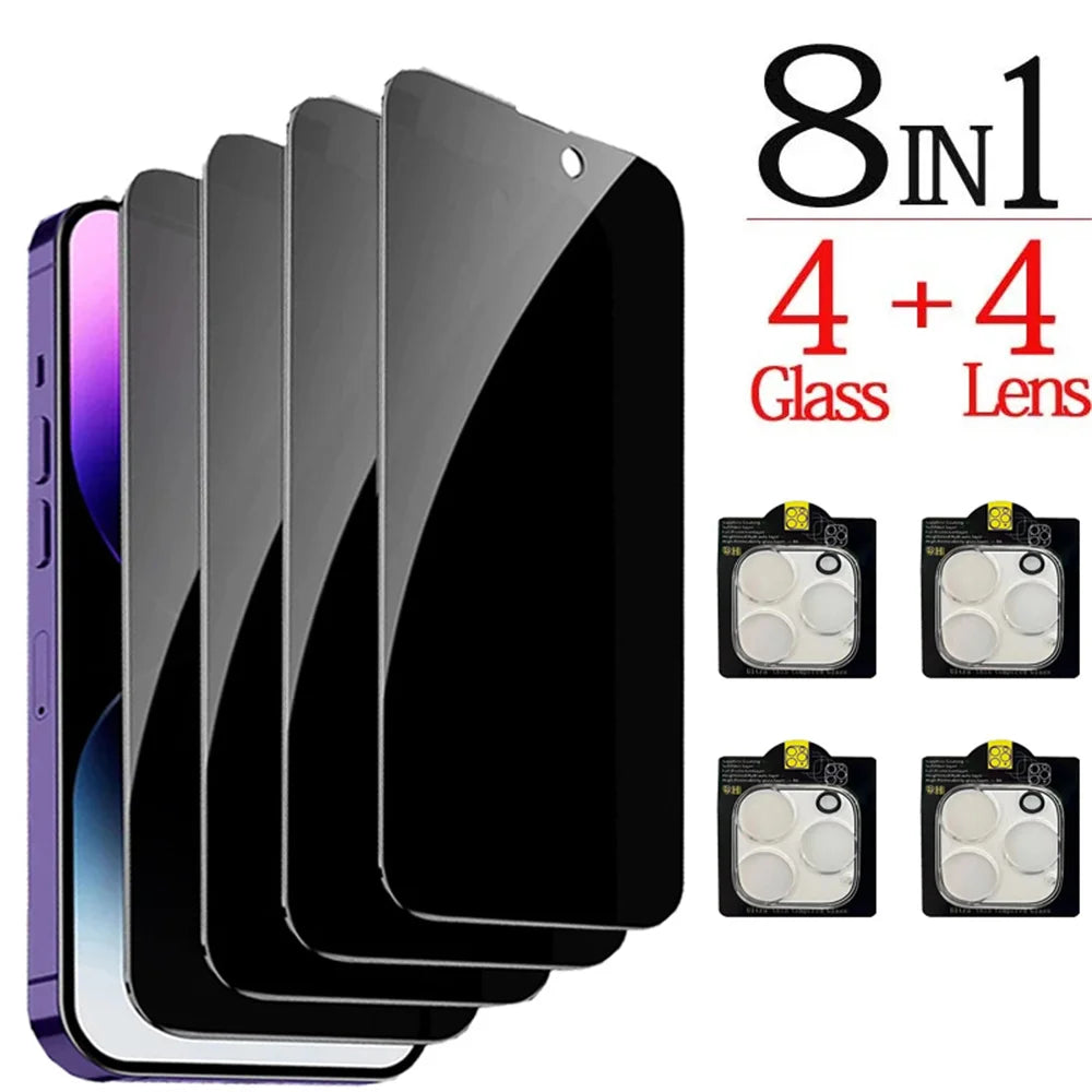 Anti-Spy Privacy Screen & Camera Protector For iPhone