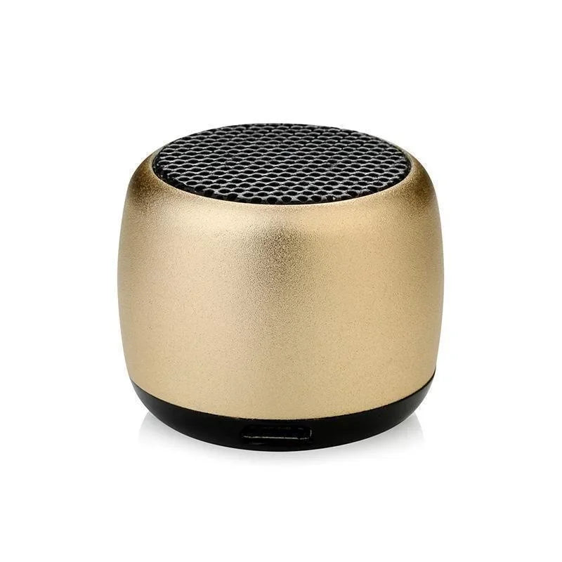 Mini Wireless Bluetooth Speaker — Portable Metal Loudspeaker for Phones, Laptops & Music Playback