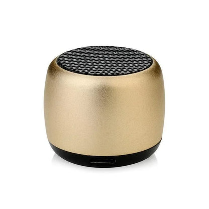 Mini Wireless Bluetooth Speaker — Portable Metal Loudspeaker for Phones, Laptops & Music Playback