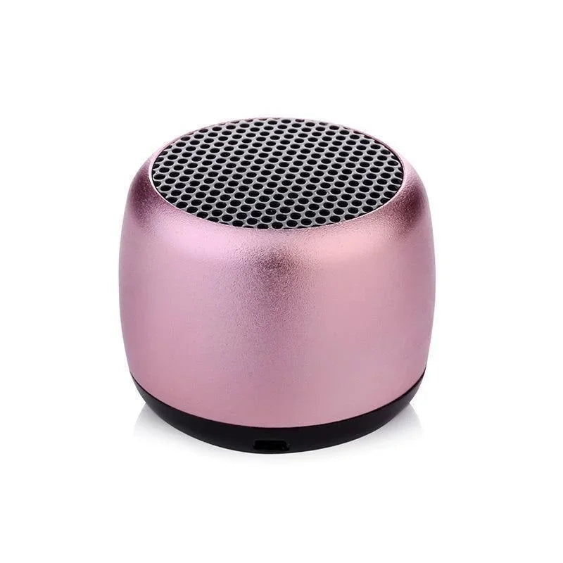 Mini Wireless Bluetooth Speaker — Portable Metal Loudspeaker for Phones, Laptops & Music Playback
