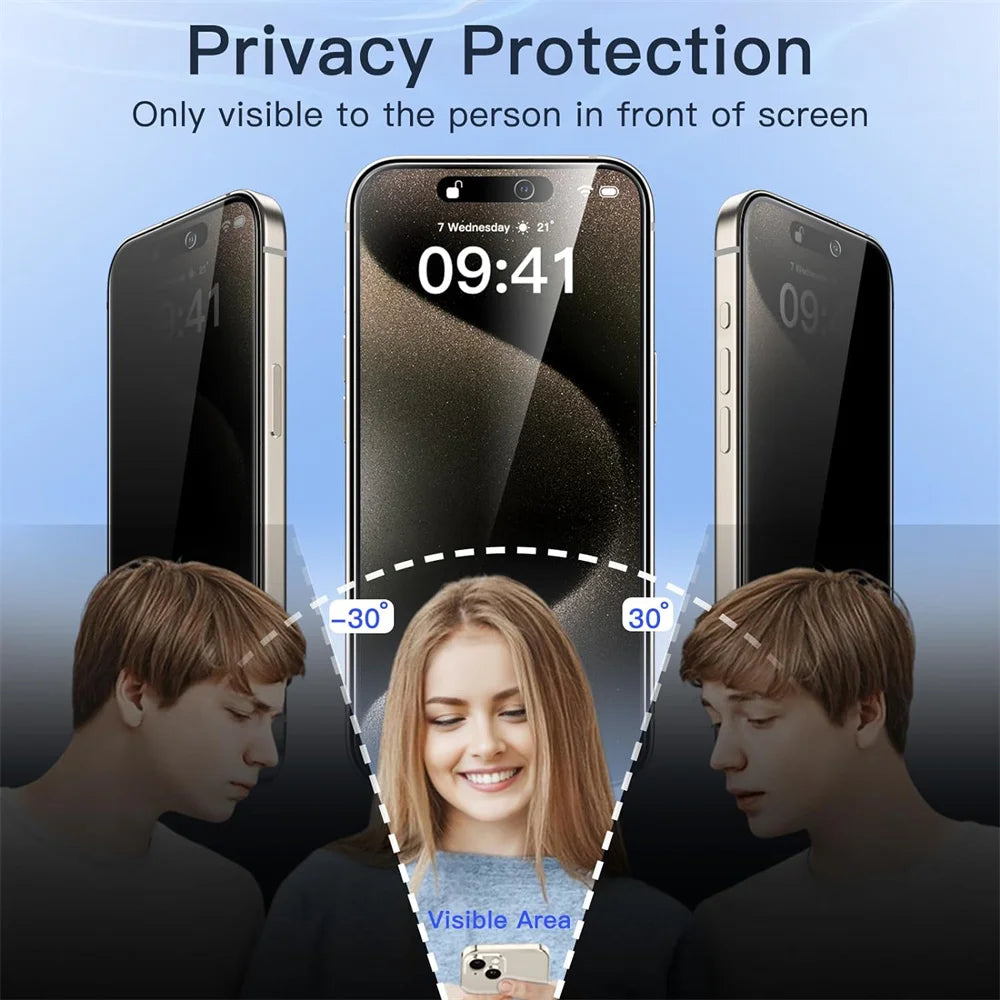 Anti-Spy Privacy Screen & Camera Protector For iPhone