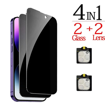 Anti-Spy Privacy Screen & Camera Protector For iPhone